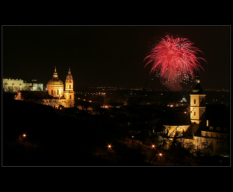 Novoroční pražský ohňostroj 2008 II.