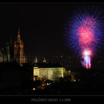 Ohňostroj nad Pražským hradem