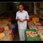 Sri Lanka predajca susenych ryb