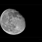 Měsíc I - krátery