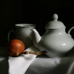 zátiší s cibulí II