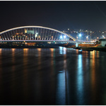 Večerna atmosféra Bratislavy - Most Apollo