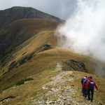 Zostup z Bystrej 2248m.