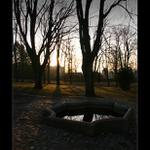 Bývalý hřbitov za městem