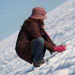 zimné radovánky na snehu