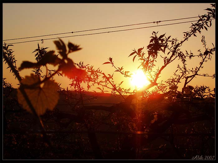 západ slunce