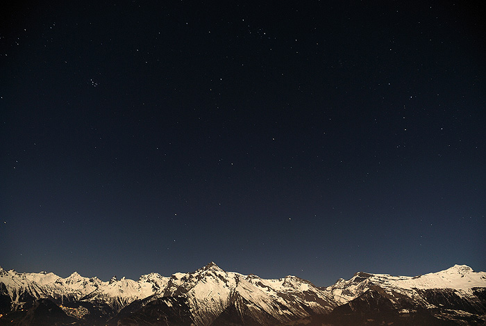 Noc nad alpami