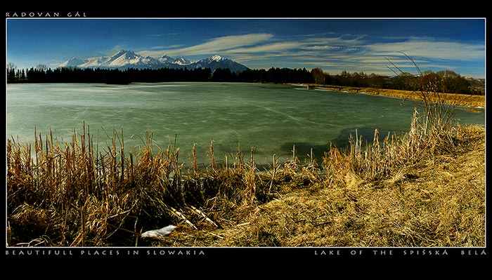 Lake of the Spišská Belá