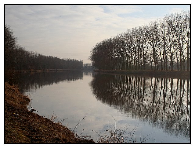 Labe směrem na Kostelec nad Labem od Neratovic