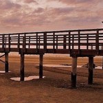 Tiché ráno na pláži.