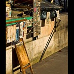 Nábrežie Seiny v západe slnka