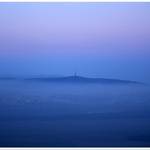 Bratislava s kopca Berg - Rakúsko