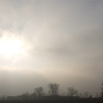 luce oblacnej oblohy