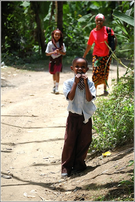 ... a pak jsem poprvé uviděl bělocha!