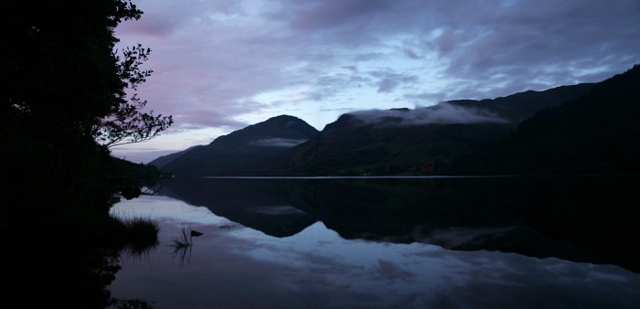 ráno na Loch Eck