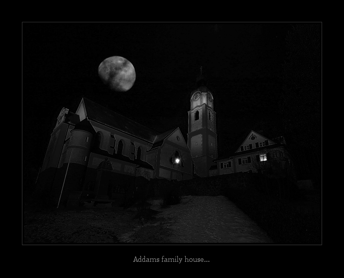 Addams family house...