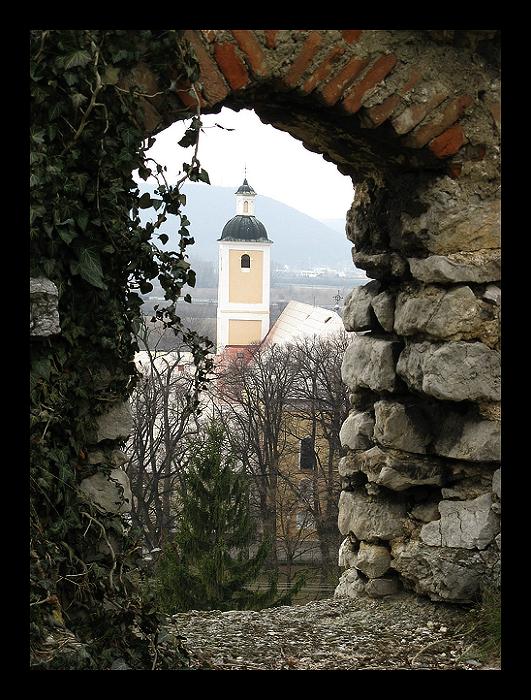 Výhľad z okna hradu