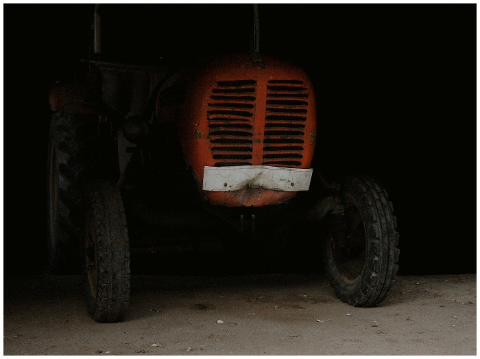 stařeček traktor