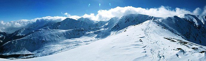 Roháče - hřeben k Brestové