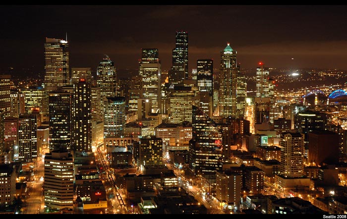(one more) Seattle by night