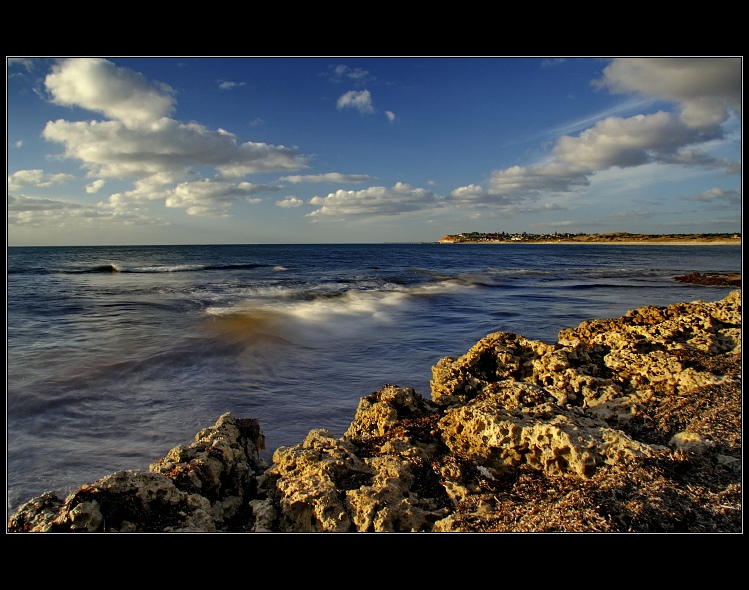 Port Noarlunga v únoru