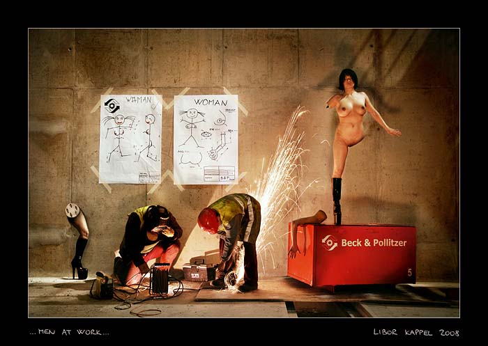 ...men at work...
