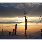 Západ na Lysou horou