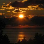 Západ Slunce v Estonsku