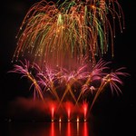 ohňostroj na přehradě