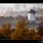 Šichtův mlýn při východu Slunce