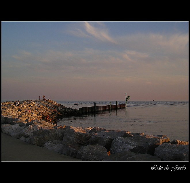 záliv v Lido de Jesolo