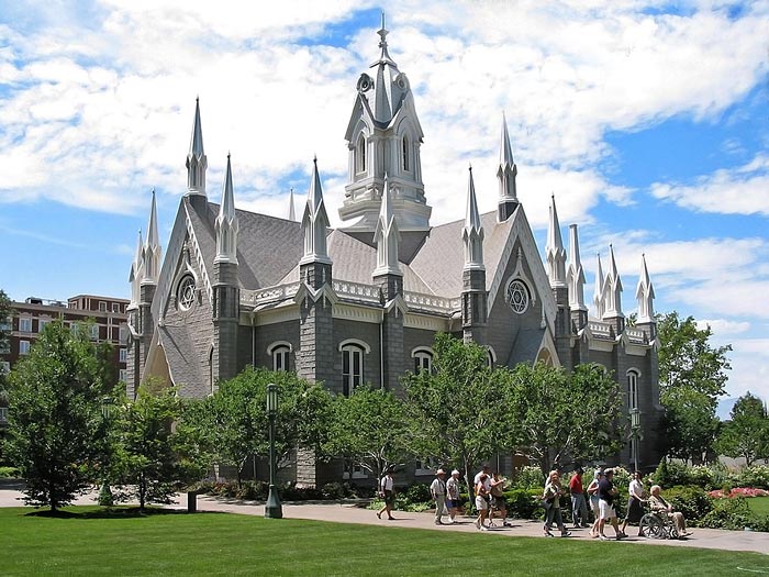 Mormonský chrám - Salt Lake City - Utah