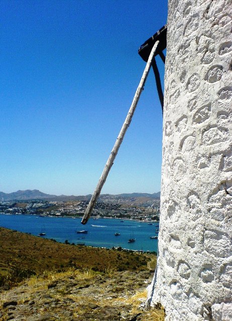 mlýn nad zálivem (Bodrum, Turecko, léto 06')