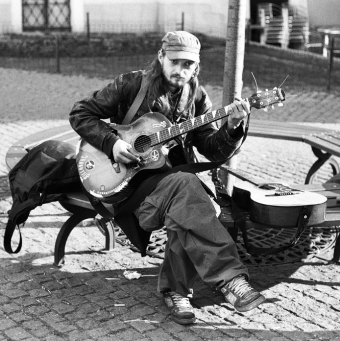 Pouliční muzikant