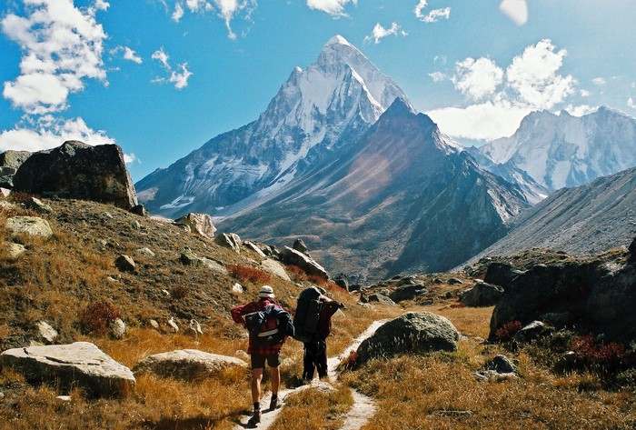 Náhorná plošina Tapovan 4450m