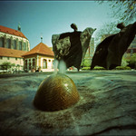 .....fontánka v zahradě