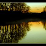 Večerní zrcadlení