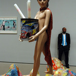 Top dog patrolling the art