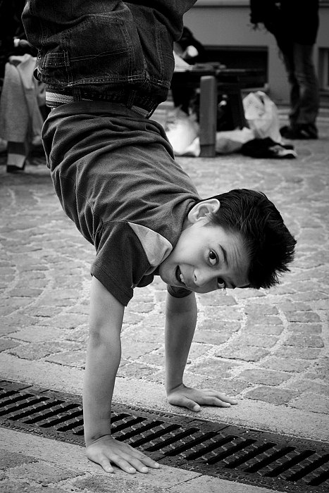 Koukej, umím stojku !