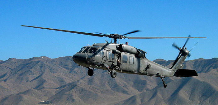 BlackHawk nad kopcami