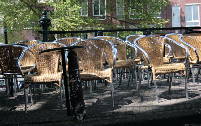 Amsterdam: Čekání na zákazníky