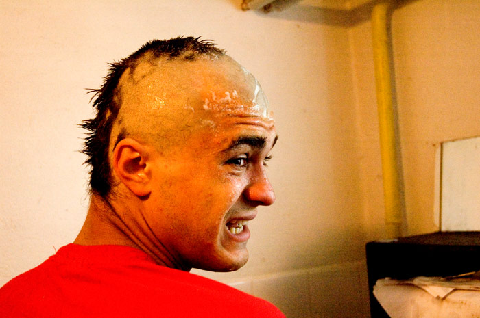 Vadim jak si holil hlavu