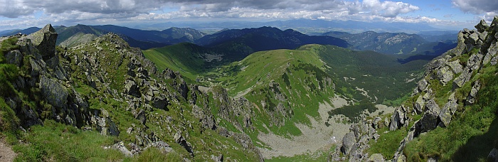 panoráma z Ďumbiera
