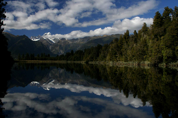 Zrkadlenie na jazere Matheson