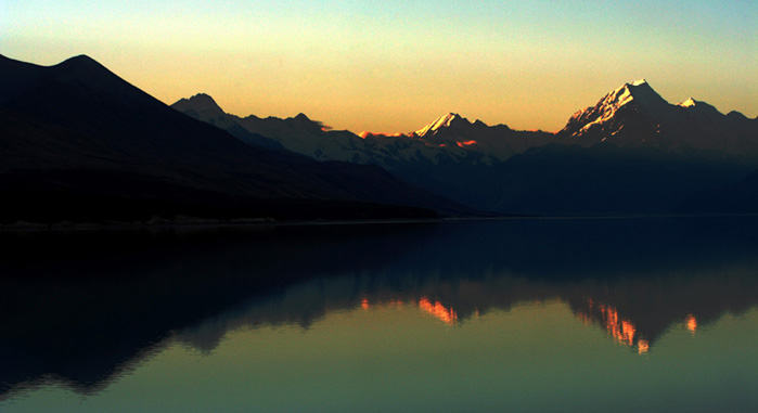 "Good night" nad jazerom Pukaki