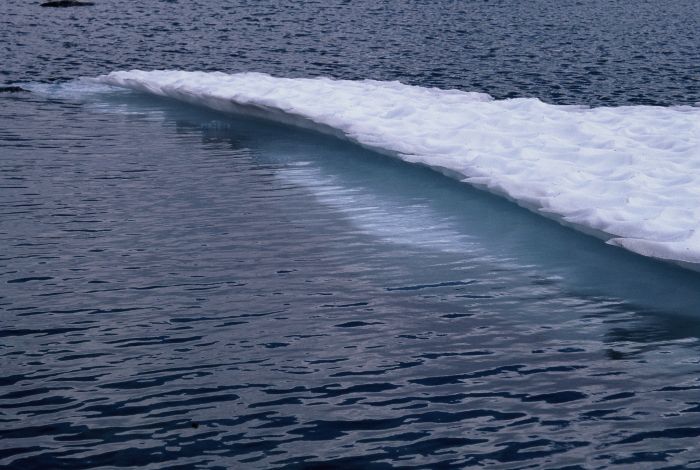 Pod hladinou (u ledovce Hardangerjoekulen)