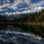 Zrkadlenie na jazere Matheson