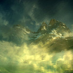 ...až na vrcholky hor...