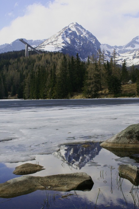 Strbske pleso v hmle