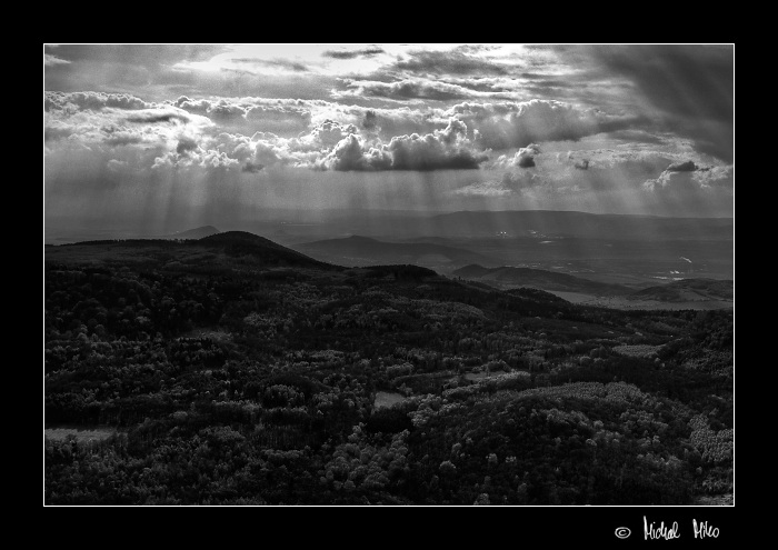 Výhled z Milešovky